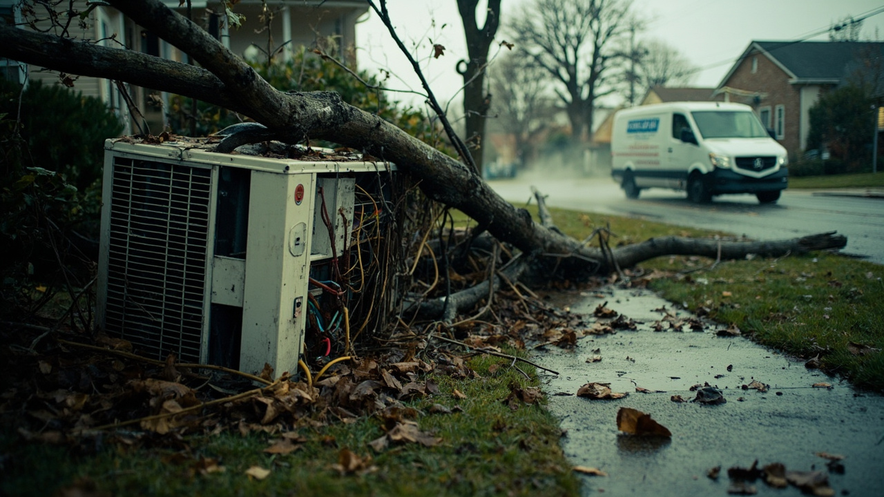 Storm Damage HVAC Repair in Kansas City – Emergency Response Within 60 Minutes
