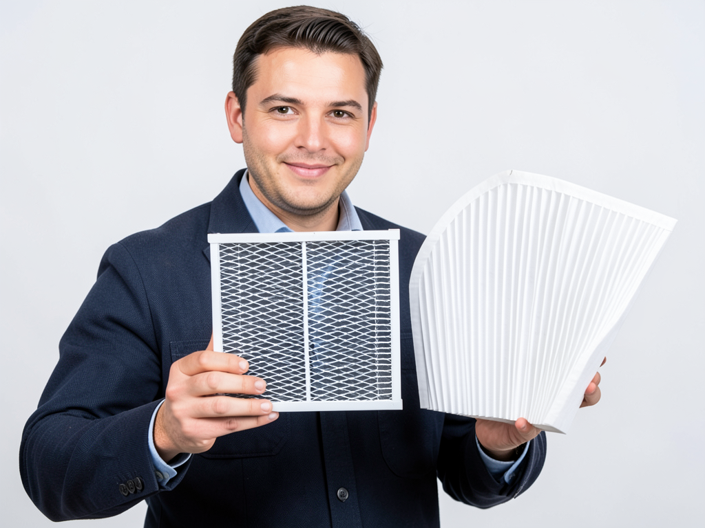 Comparing hepa filters and standard pleated filter