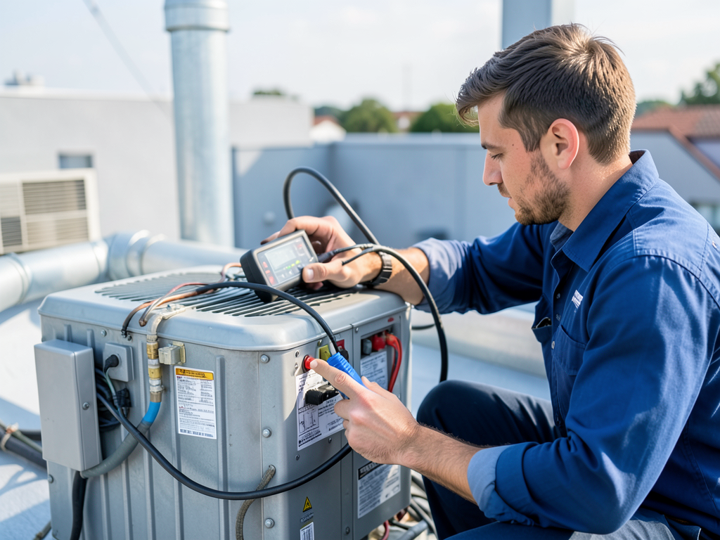 Quick response rooftop unit repairs for river mark